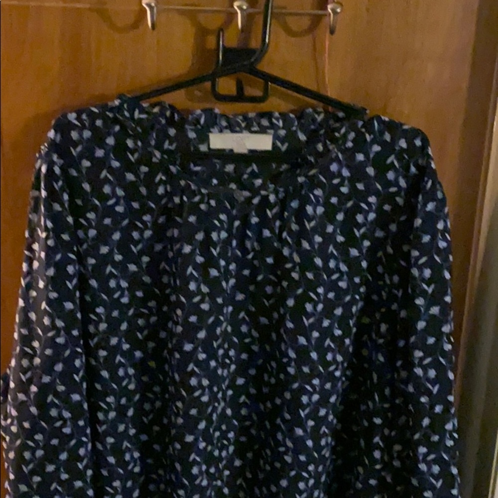 Loft Plus peplum blouse